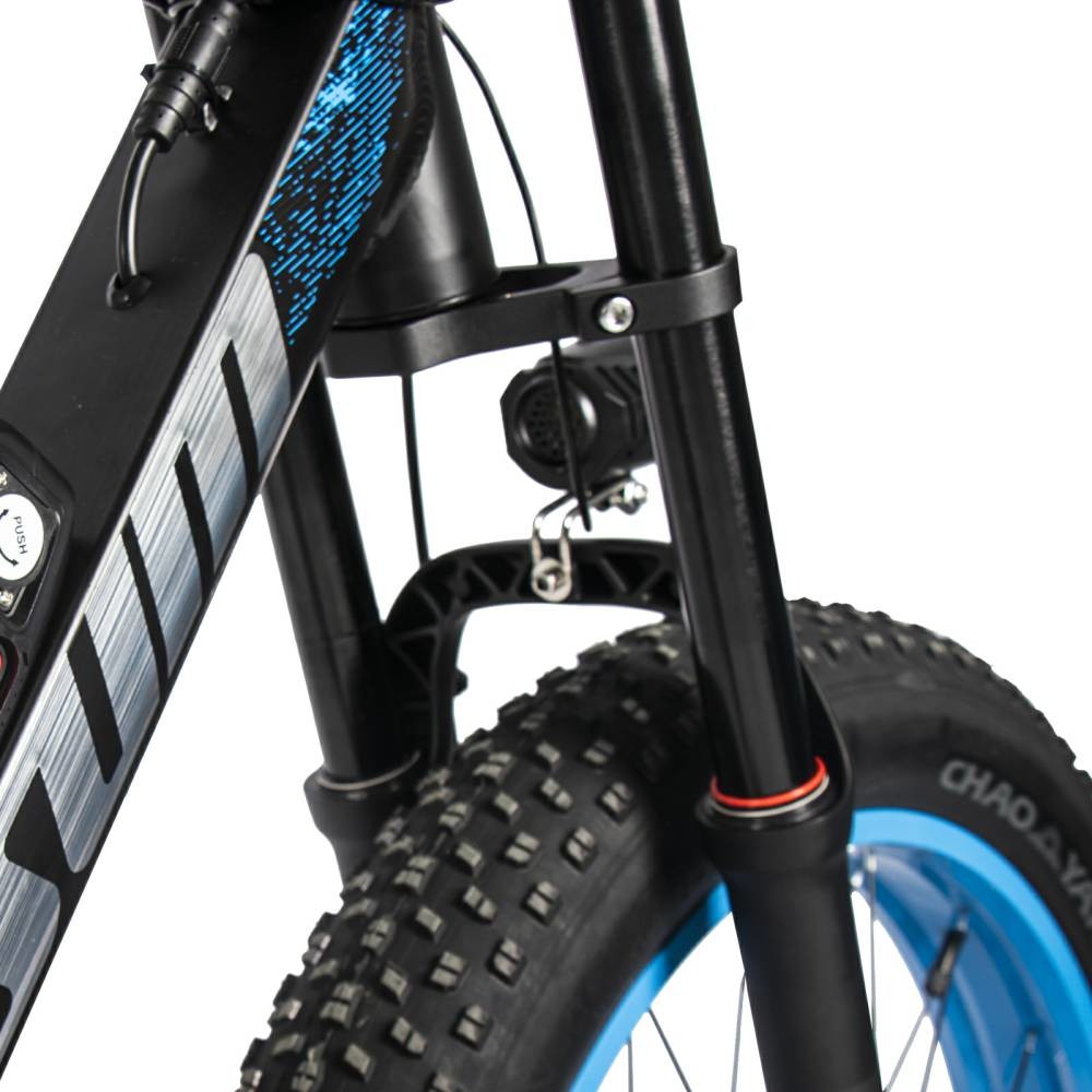 US EU STOCK Fat Tyre Mountain Electric Bike Full Suspension 48v 1000w Cysum M900 Pro