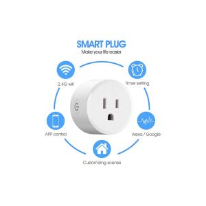 Home Automation Tuya Smart Outlet With Remote Switch CE Certificate