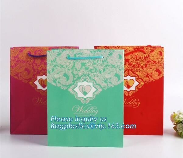 Luxury Paper Gift Carrier Shopping Bag Party Bag with Handles,printed paper carrier bag for apparel shopping bag, bageas