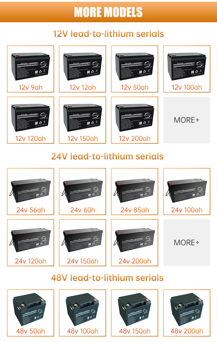 12v 24v 48v 72v 90v 200ah Lithium Motorcycle Battery 6ah 12ah 56ah 85ah 100Ah 150Ah
