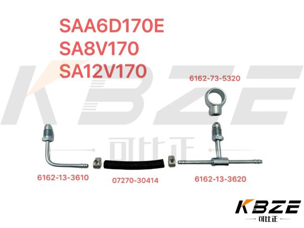 KOMATSU S6D170E SA12V170 SA8V170 6162-73-5320 6162-13-3620 FUEL INJECTION SPILL