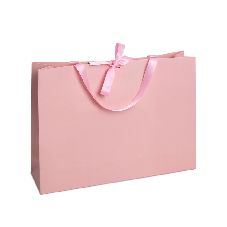 Luxury Printed Custom Logo Clothing Gift Paper Packaging Bags with Hand Length Handle