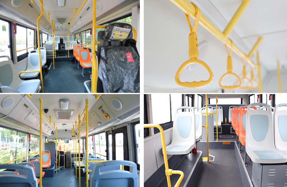 Long Lasting Driving Range Electric Bus TEG6661BEV01 Passenger And Cargo Areas Are Separated
