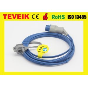 Mindray 12 Pins PM6000 Reusable Spo2 Sensor With Non Separable Wrap , 3m TPU