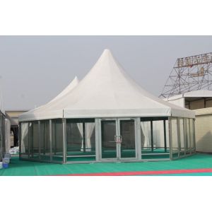 China Premium Hexagon Marquee Tent Pavilion Polygon Tent For Festivals And Corporate Product Launches on sale