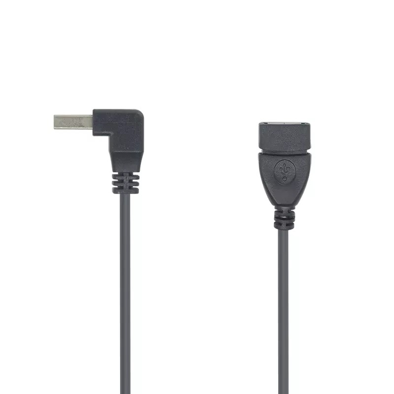 90 Degree Straight USB 2.0 Data Transfer Cable 1m 1.5m 2m Length