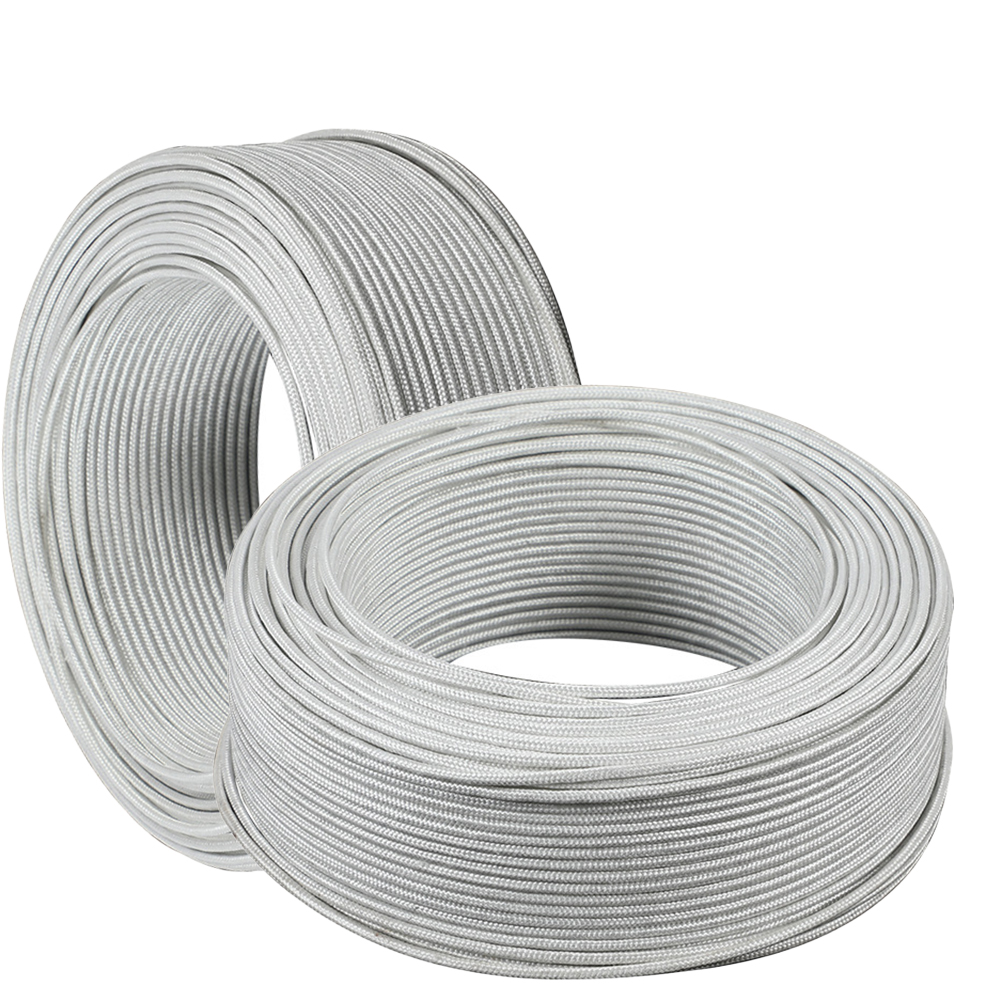 Customizable 500 Degree Fiberglass Braided Mica Fire Resistant High Temperature Wire