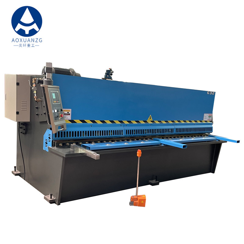 E21S Controller Hydraulic Shearing Machine Manual Blade Gap Adjustment Adjustable Shearing Angle 6mm