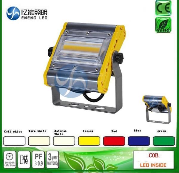 high quality IP65 20W led cob flood light Red green green blue yellow led Tunnel
