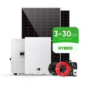 China Hybrid All In One Solar Panel System Complete Kit on sale