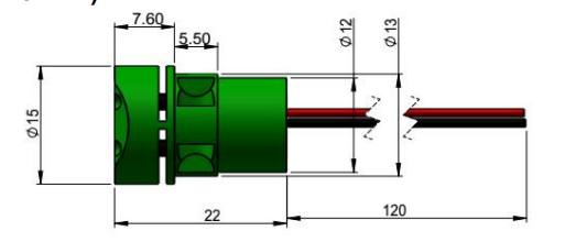 High stability 520nm green laser line module for construction and surveying tasks