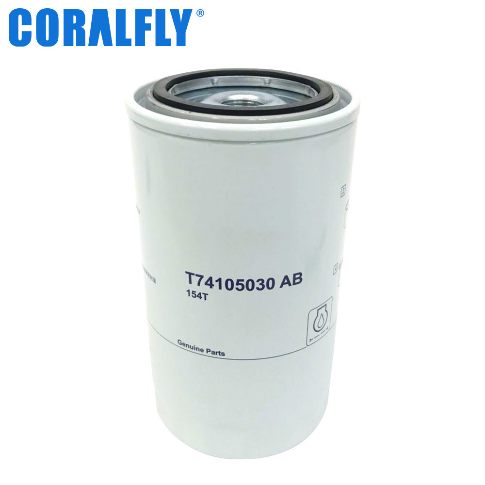 Coralfly Construction Machinery Tractor Diesel Lovol Oil Filter T741010021 11711977 1447048M1