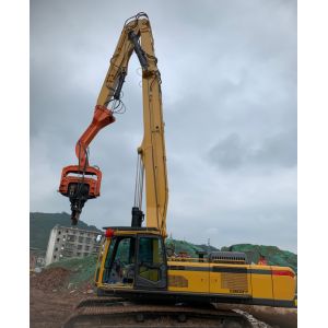 China Hydraulic Excavator Vibro Hammer , Q355B Sheet Pile Driver For Excavator excavator long reach on sale