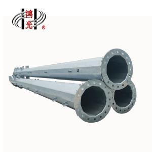  Wind-Resistant Electrical Transmission Power Pole 150km/H Rated 750kg 50kN Manufactures