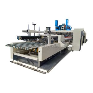 12mm Corrugated Box Machine with Flexo Printer Slotter Die Cutter Folder Gluer