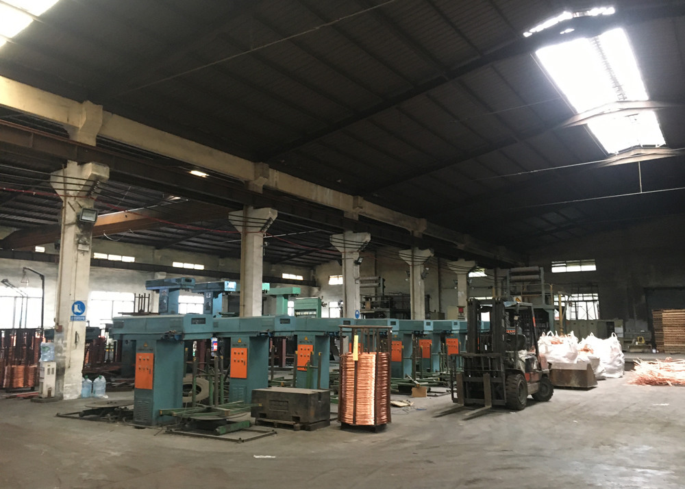 2000 Tons Scrap Copper Oven Rod Upcasting Production Line Ccm Casting Machine