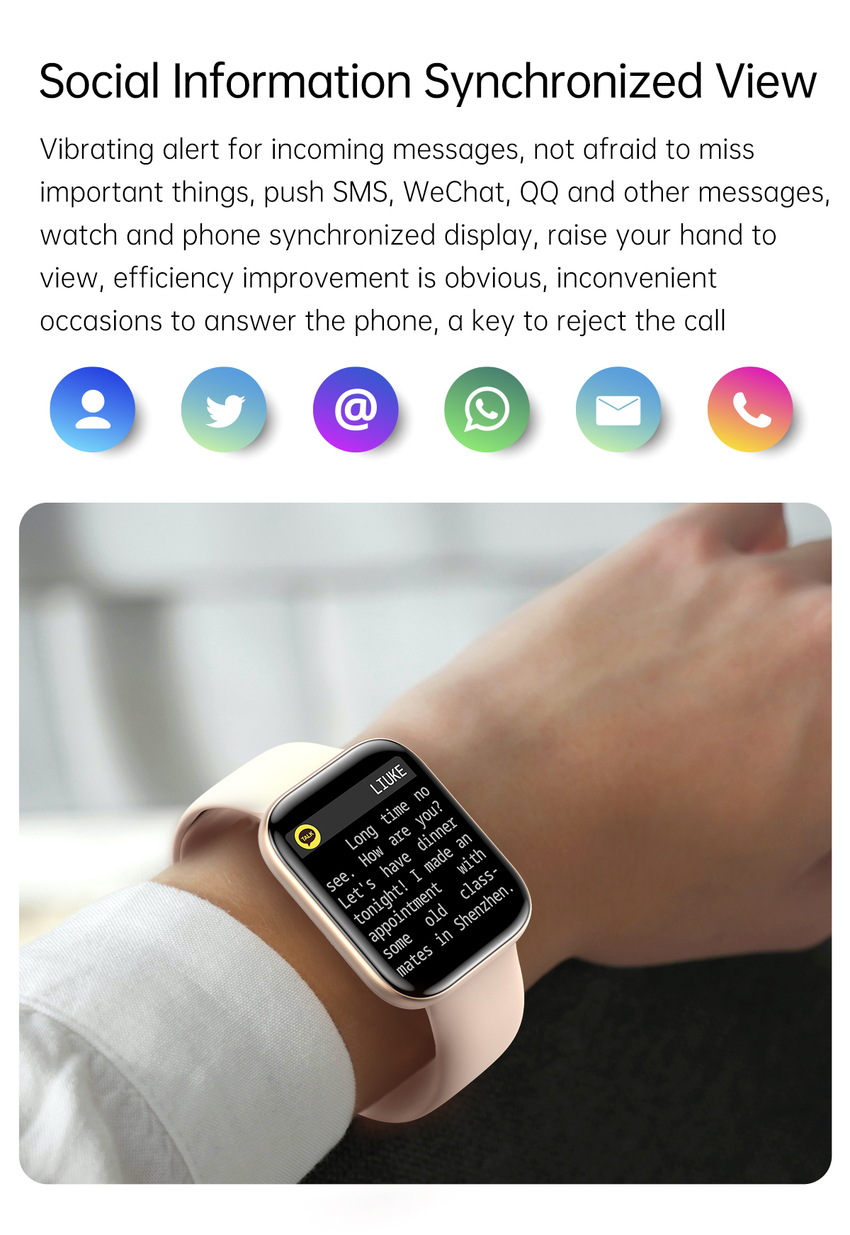 HL69 Smartwatch Exercise IPS 240*280 180mAH Heart Rate Wechat Movement
