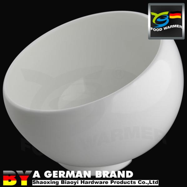 High Temperature Resistance 6" Porcelain Bowl of LD Bone China with Oblique Open