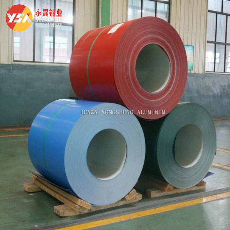 Prepainted PE PVDF 1060 3003 3004 5052 Color Coated Aluminum Coil For Building Material