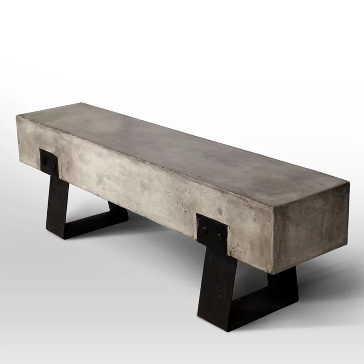 Customized GRC Resin Table Outdoor Concrete Furniture For Patio Garden And Poolside