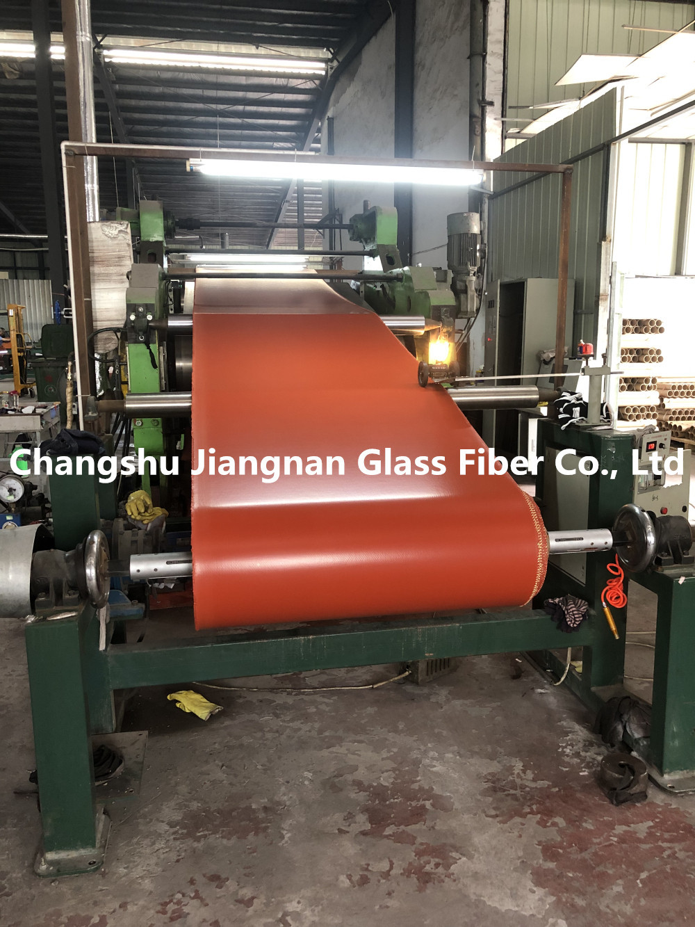 Single / Double Silicone Coated Glass Fiber Fabric 3732 Fire Barrier Material