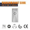 Buy cheap Undermount Stainless Steel Kitchen Sink Rectangular 16 Gauge single Bowl 18x40 from wholesalers