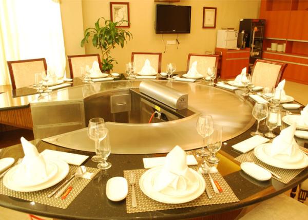 10 Seats GREENARK Teppanyaki Grill Cooktop For Rice Noodle Beef Mutton whatever