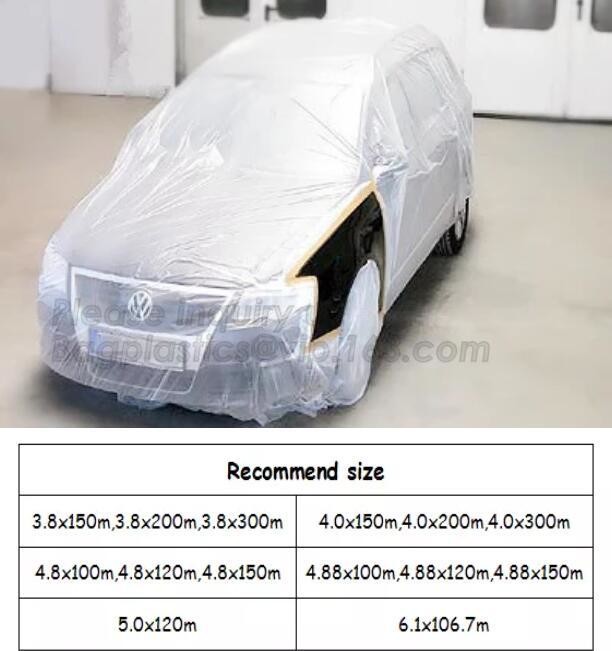 make to order painter drop dust sheet,dust proof transparent dust sheet cover made in china, transparent plastic cover s