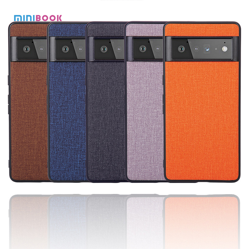 Protective PU Back Cove Mobile Phone Case for Google Pixel 6 Pro and Pixel 7 by Mininook