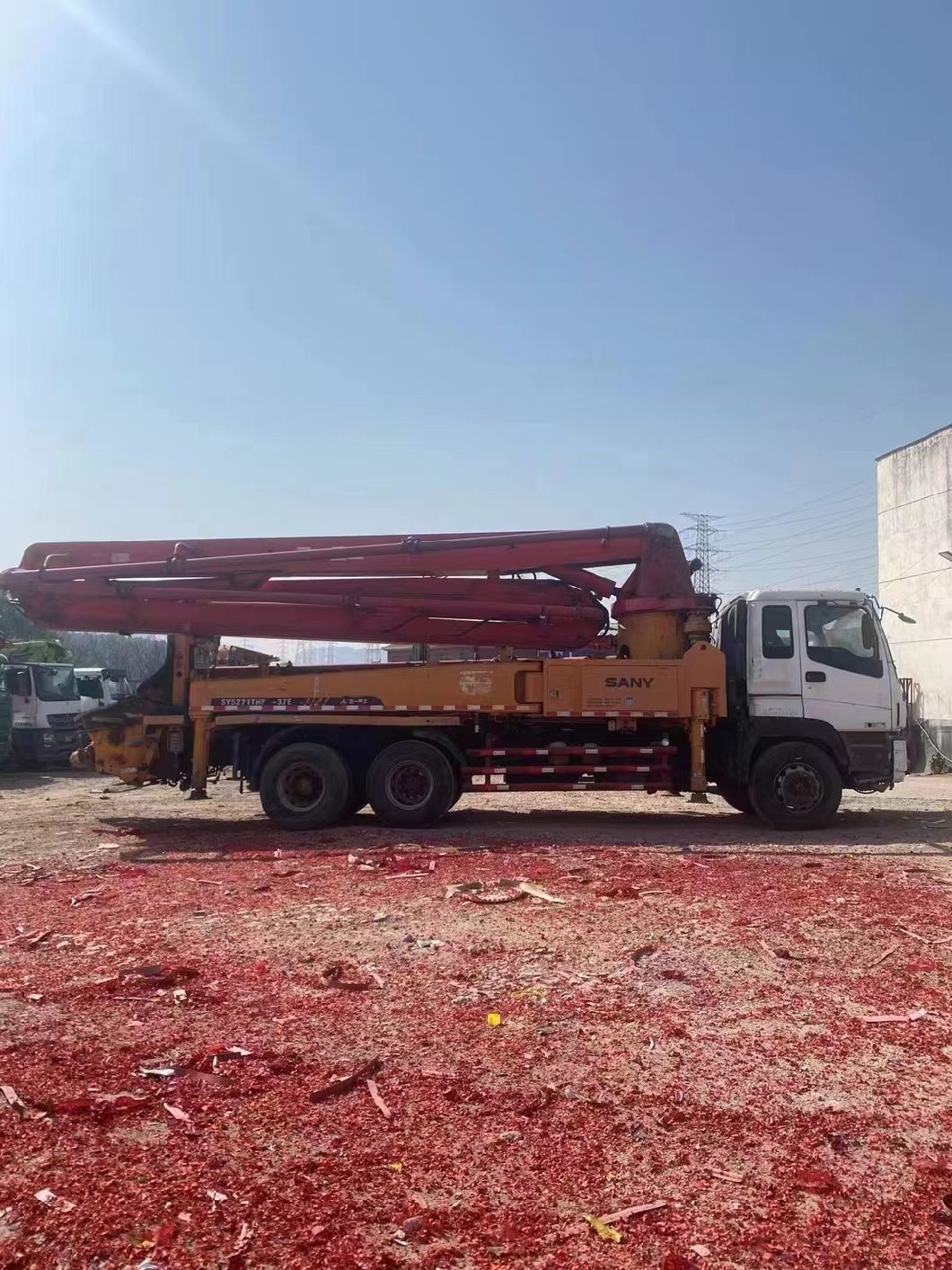 2011 Concrete Pump Truck 37m Heavy Equipment Concrete Boom Pump