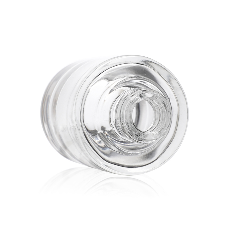 30ml Clear Glass Dropper Bottles Round Dropper Serum Bottle For Essential Oil