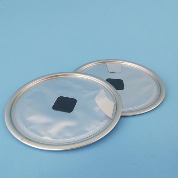 Standard Size Aluminum Peel Off With Degrassing Valve Air Valve For Paper Tube