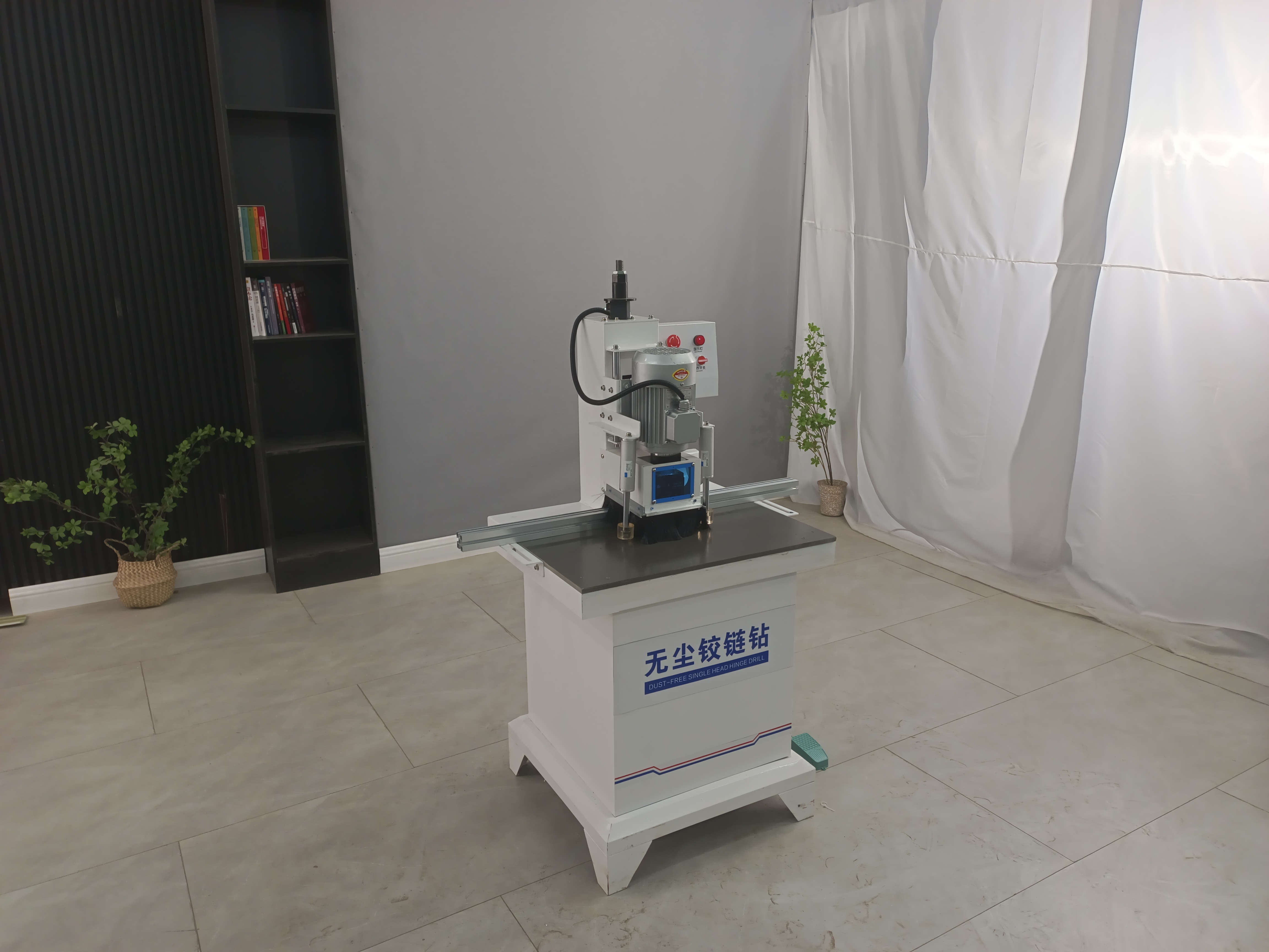 Door Lock Hole Cabinet Hinge Drilling Boring Machine For Wood Furniture