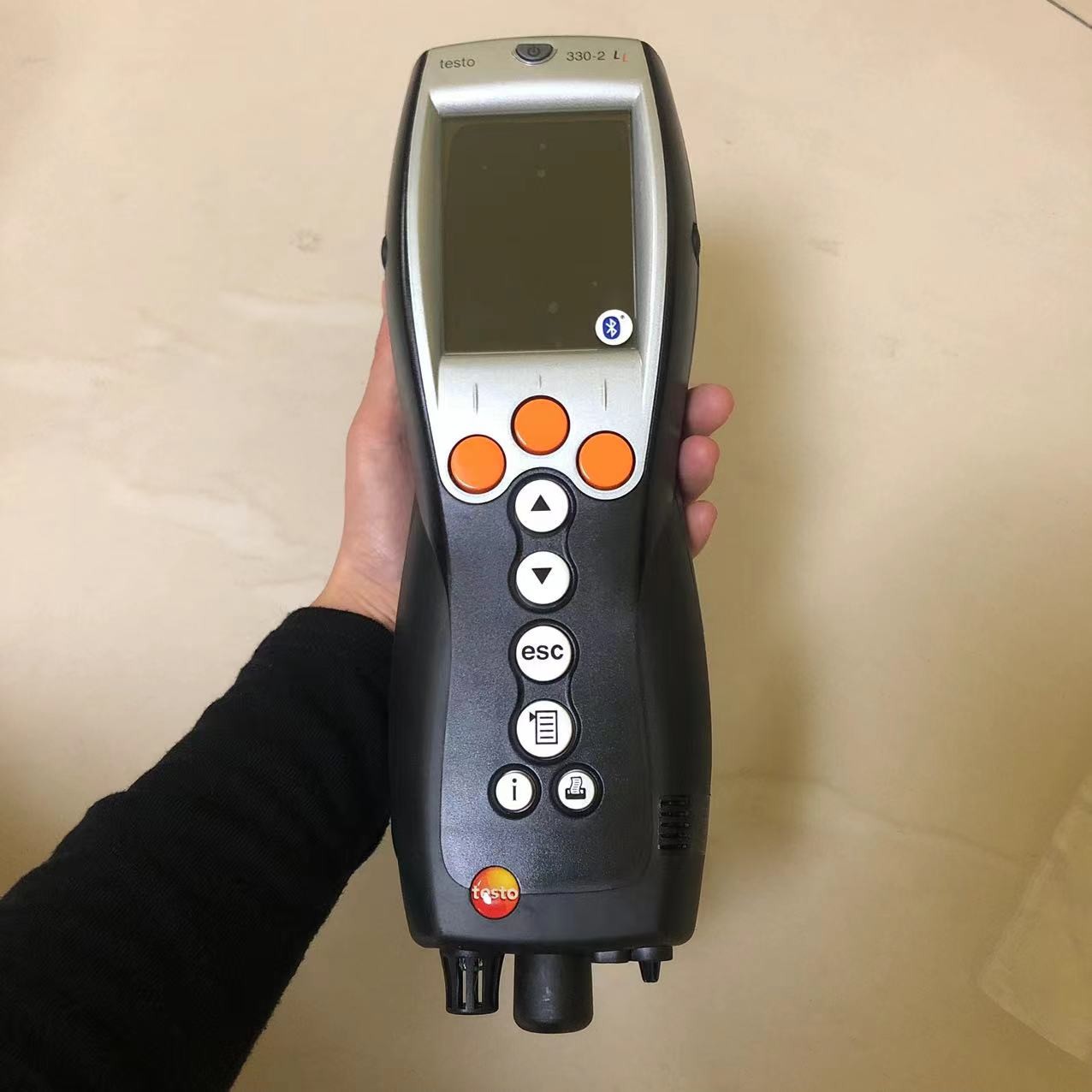 Testo 330-2 LL 320 0563 3220 75 Flue Gas Analyzer For Co O2 And Co2 Detector