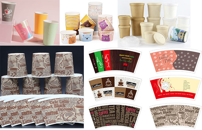 Food Grade Custom Kraft Paper Roll Raw Material For Paper Cups