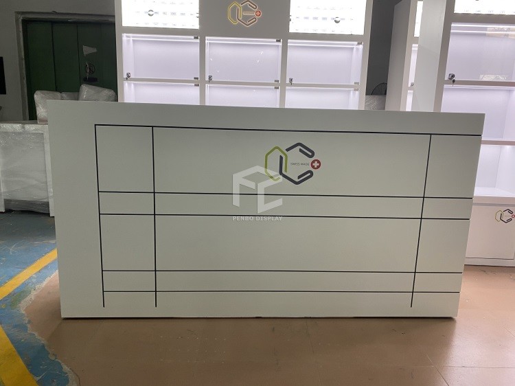 Glass Cases Jewelry Shop Furniture MDF 16mm Thick 1000mm High
