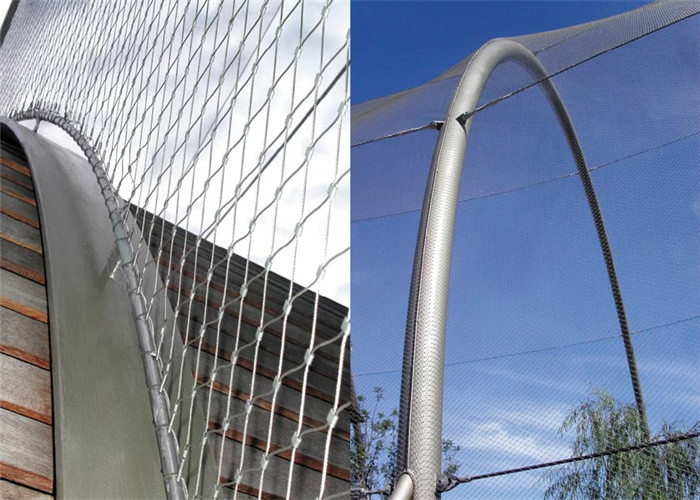 Ferruled Stainless Steel Wire Rope Mesh 2.0mm Architectural Cable Mesh