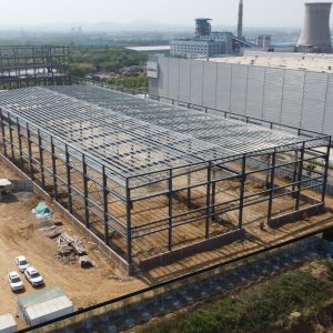 Pre Engineered Steel Structure Building with Insulated Concrete Panels