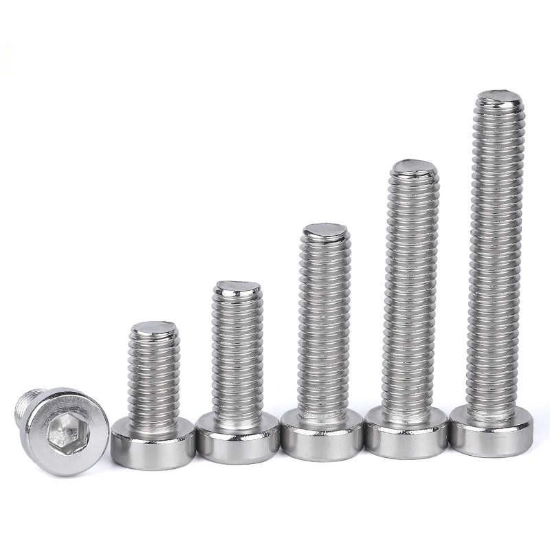 Grade 10.9 DIN912 Half Tooth Hexagon Socket Bolts with Strength Cylindrical Cup Head