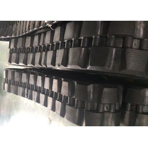 Bobcat Loader Rubber Crawler Tracks Continuous With Adjustable Link / Lengh