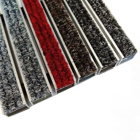CE Commercial Aluminum Walk Off Mat High Traffic Entrance Mats 1.5mm Thick
