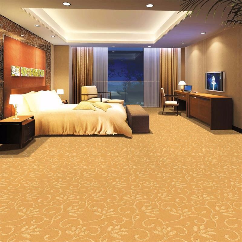100 Polypropylene PVC Commercial Flooring , Plush Cut Pile Carpet