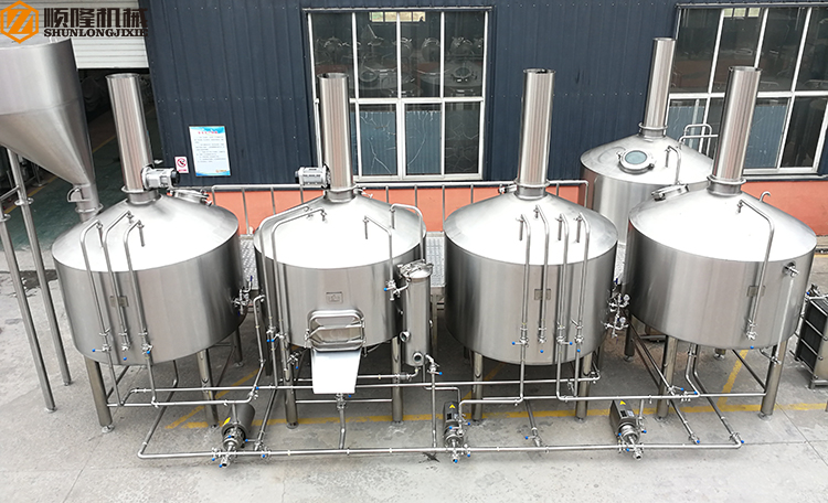 2000 L Large beer Scale Brewing Equipment For Brewery Complete Production Line