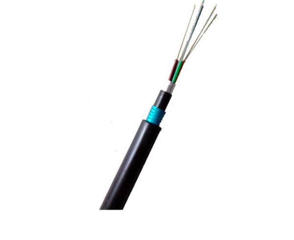 Ethernet Non Metallic Fiber Optic Cable GYTA53 4 8 12 24 48 96 Core Stranded