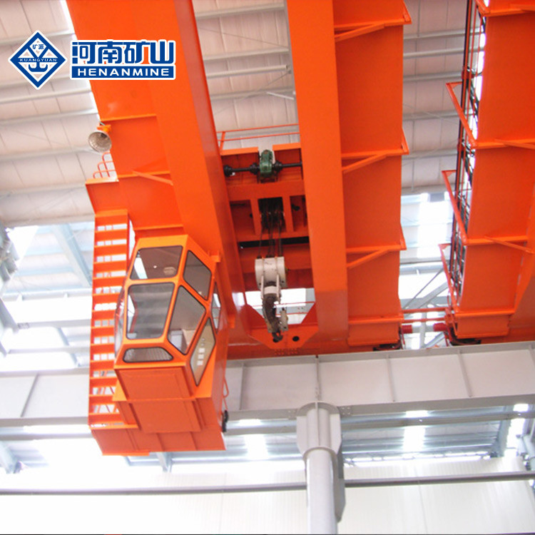 380v 50hz 3 Phase Double Girder Overhead Crane with Current Overload Protection