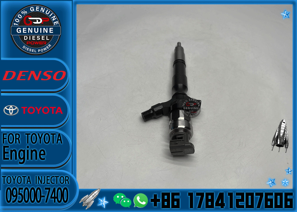 New Common Rail Injector 095000-6760 095000-7030 095000-7400 for 1KD 2KD Diesel Nozzle Assembly High Quality