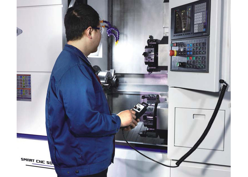 4000 * 2000 Rpm Heavy Duty Dual Turrets Cnc Turning Machine