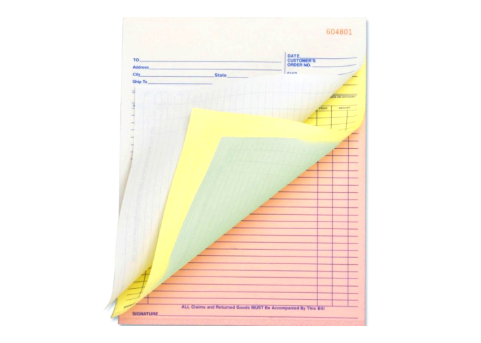 Perfect Image Carbonless Copy Paper Sheets Clear Image Copy Minimum 5 Ply