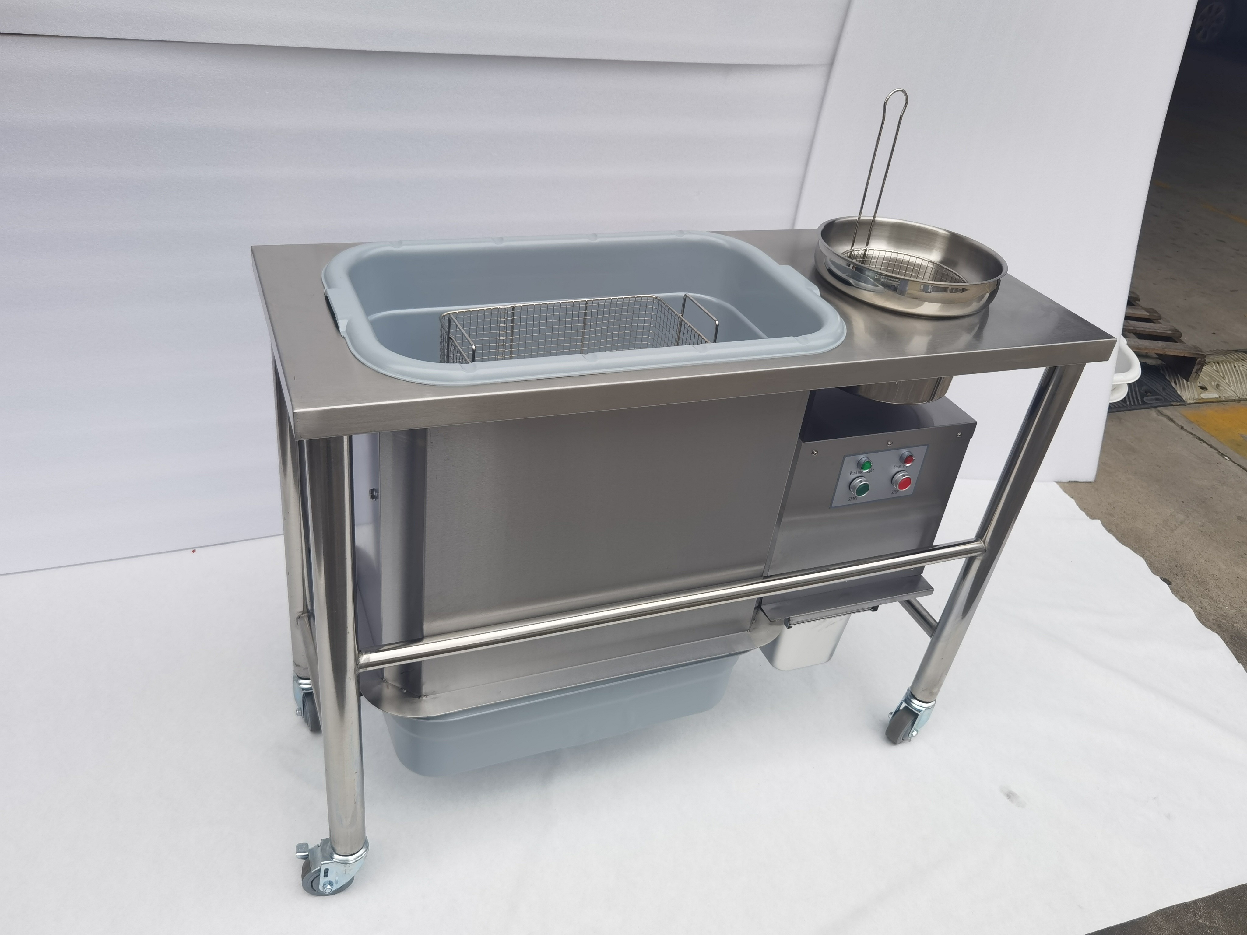 Breading Table 304SUS Automatic Commercial Electric Chicken Breader Table