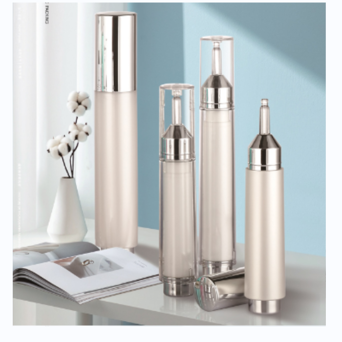 Syringe Packaging 5ml 10ml 15ml Eye Cream Airless Bottle with PUMP SPRAYER